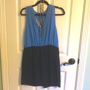 Wink Racerback blue mini dress